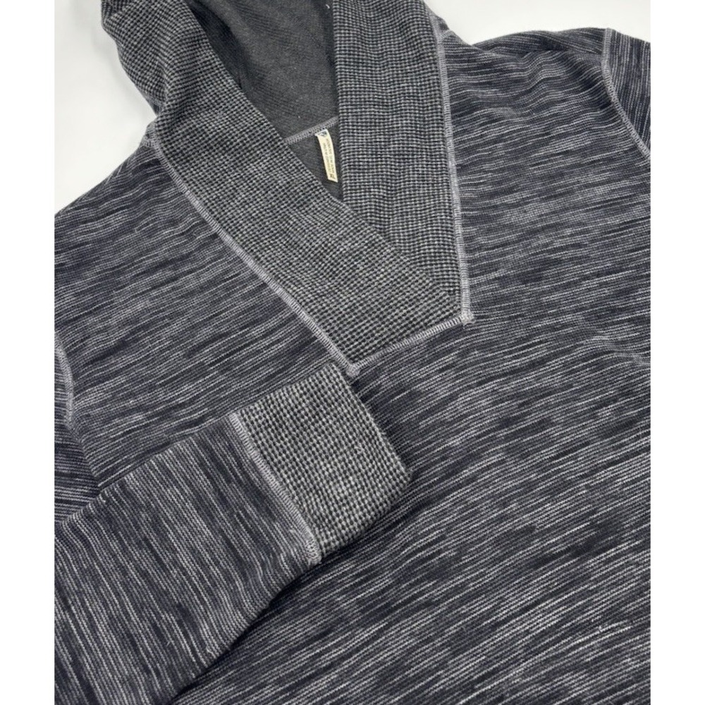 Kuhl Women's‎ XL Gray Wool Blend V-Neck Pullover Hoodie Sweatshirt